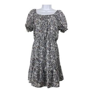 Wallflower Womens Ditsy Floral Tiered Dress Sz M Cottagecore Coquette Ruffle NWT